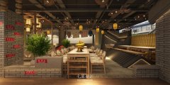 新中式餐厅空间设计这样去做，让你的餐厅忙不